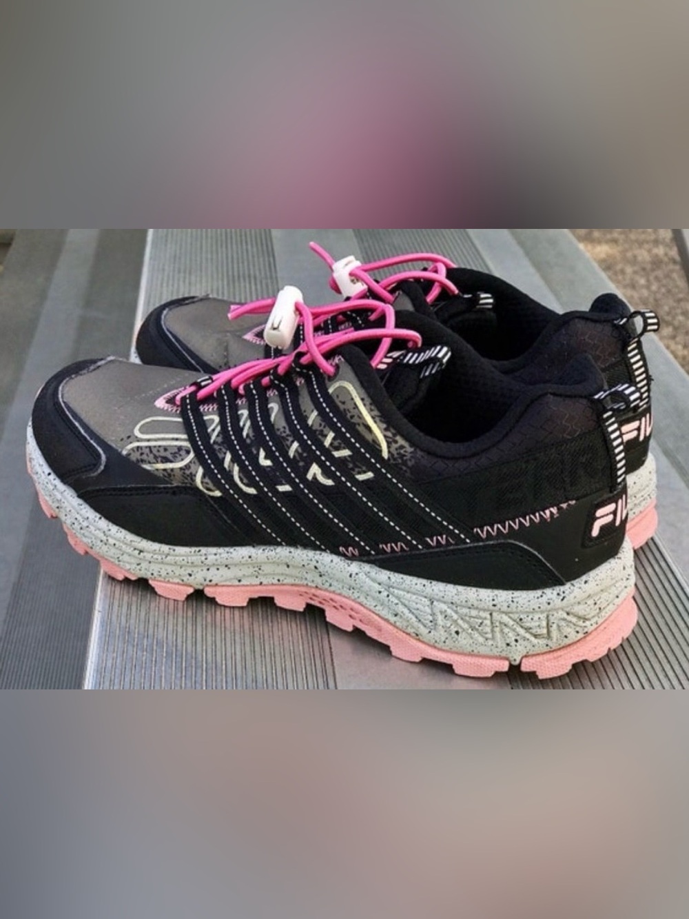 Women's 8 FILA MEMORY FOAM All Terrain Trail Running Sneakers